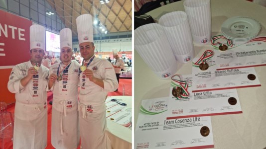 Calabria sul tetto d’Italia, medaglia d’oro ai Campionati di Cucina per gli chef del Life Restaurant Pub