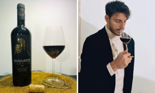 Vino rosso con oro 24 carati: l’originale progetto dell’imprenditore calabrese Modafferi