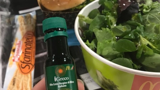 L’olio Evo di Igreco nel menu McDonald’s