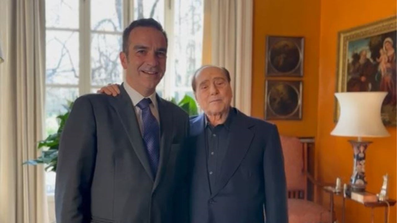 Roberto Occhiuto insieme a Silvio Berlusconi