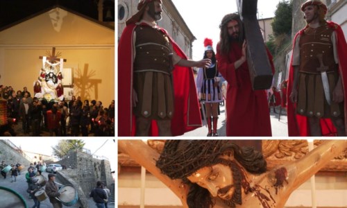L’antico crocefisso ligneo, i grancasciari e la “Pigghjiata”: fede e pietà popolare s’incontrano nel Venerdì Santo di Taverna