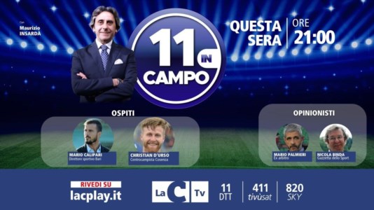 I format di LaCIl centrocampista del Cosenza Christian D’Urso tra gli ospiti di “11 in campo”: oggi alle 21 su LaC Tv