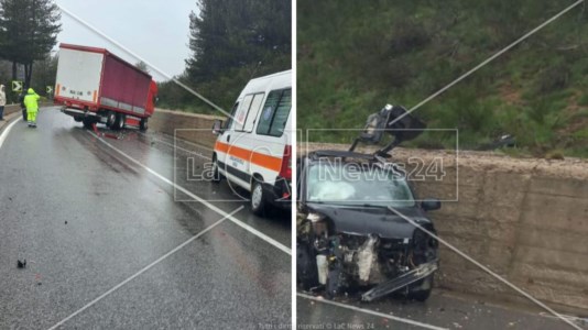 Impatto fataleIncidente sulla 107 a San Giovanni in Fiore: un morto e un ferito. Statale chiusa al traffico