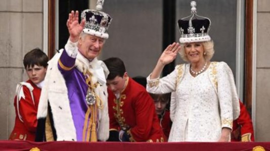 Re Carlo III e la regina Camilla (foto Ansa)