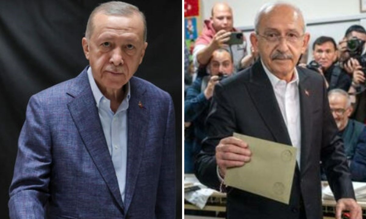 Erdogan e lo sfidante Kilicdaroglu, foto ansa