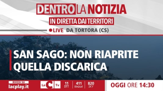 Nuova puntata“Non riaprite la discarica San Sago”: le telecamere di Dentro la Notizia oggi a Tortora