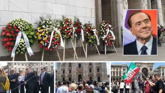 Le immagini da piazza Duomo prima dei funerali di Stato