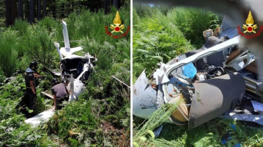 Paura a CotroneiUltraleggero va fuori pista e finisce in un bosco durante l’atterraggio: illesi i due occupanti
