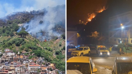 Incendi in CalabriaNotte di fuoco a Reggio: danni a poderi e vigneti. Le fiamme minacciano anche la facoltà di Agraria