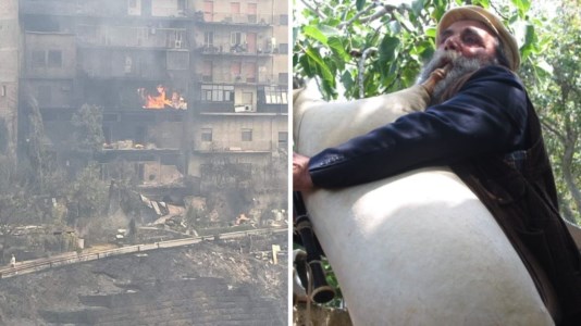 L’incendio a Mosorrofa e l’anziano morto a Cardeto (foto facebook Radici del suono)