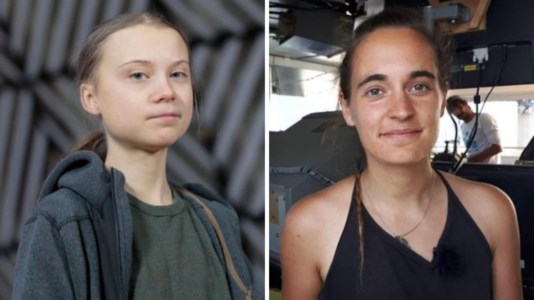 Greta Thunberg e Carola Rackete