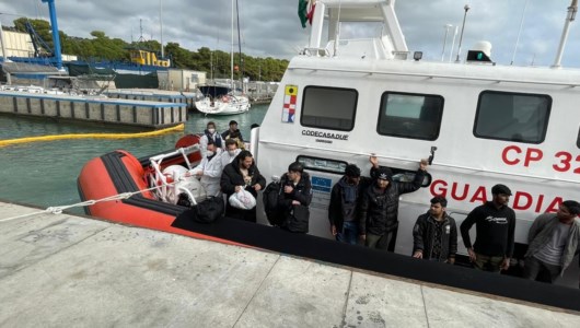Migranti sbarcano a Roccella Jonica (Foto repertorio)