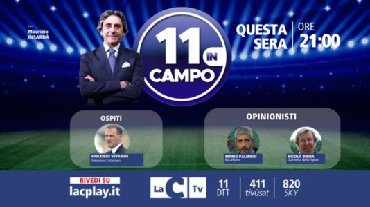 Nuova puntataL’allenatore del Catanzaro Vincenzo Vivarini ospite di 11 in Campo, appuntamento alle 21 su LaC Tv