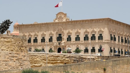 Il palazzo del governo di Malta (foto ansa)