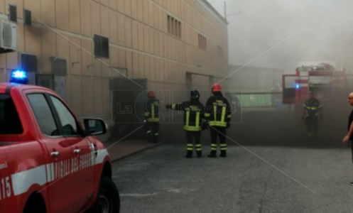L’incendio a Corigliano-Rossano