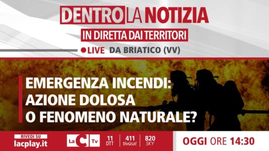 LaC TvEmergenza incendi, azione dolosa o fenomeno naturale? Il punto in diretta da Briatico a Dentro la Notizia