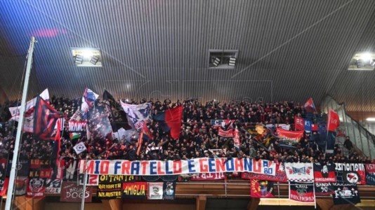 I tifosi del Cosenza allo stadio Ferraris in occasione della partita dello scorso anno contro il Genoa