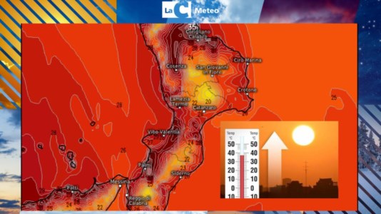 MeteoTemperature record in Calabria: oggi e domani il termometro sfiorerà i 33-34°C