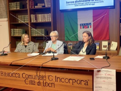 L&rsquo;incontroL’ex ministro della Salute Livia Turco a Locri: «La sanità in Calabria? Sprechi e mancanza di visione»
