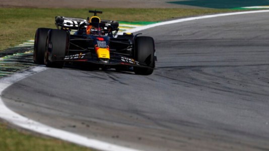 Max Verstappen vince ad Interlagos (Foto Ansa)
