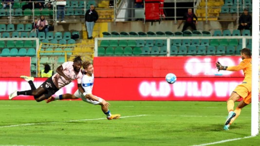Il gol di Coulibaly (Foto Palermo FC)