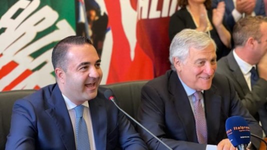  Da sinistra, Francesco Cannizzaro e Antonio Tajani