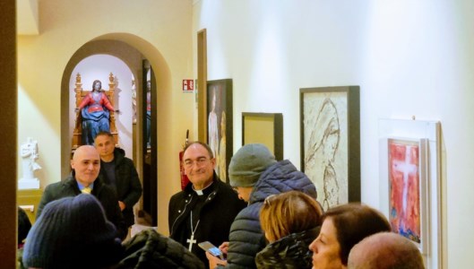 La visita di monsignor Parisi nella nuova sezione del Museo diocesano