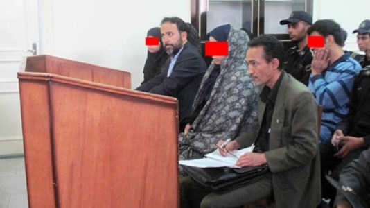 Una fase del processo a Samira Sabzian (Foto Ansa)