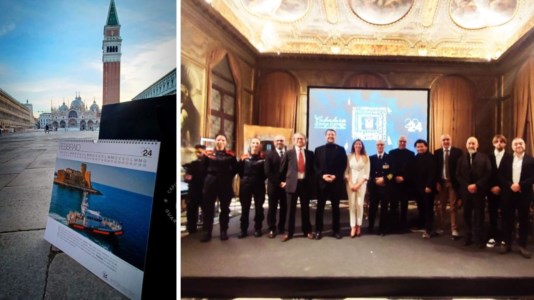 Mesi da sfogliareAnche uno scatto edito da Diemmecom nel calendario della Guardia costiera presentato a Venezia con il ministro Salvini