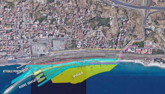 Il progettoVilla San Giovanni, lo spostamento degli imbarchi a sud è più vicino. «Città libera dal traffico e traghettamento più veloce»