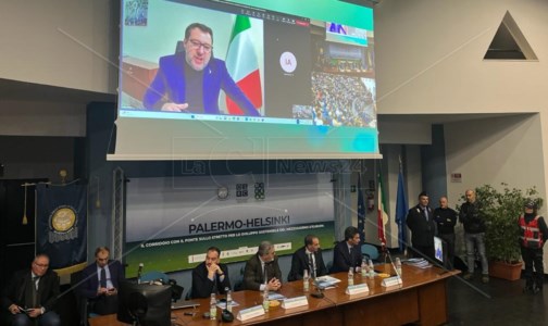 L’intervento in videoconferenza di Salvini