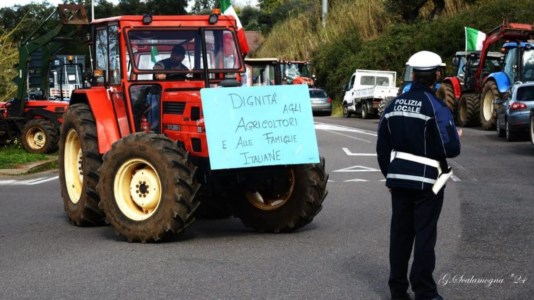 Sul piede di guerraBloccato lo svincolo autostradale di Pizzo: gli agricoltori tornano in strada con i trattori per protestare
