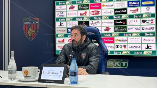 Serie BCosenza-Pisa 1-1, il rammarico di Fabio Caserta: «Abbiamo gestito e letto male la partita»