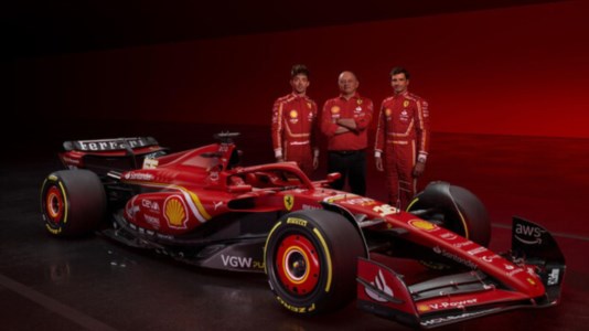 La nuova Ferrari (Foto Ansa)