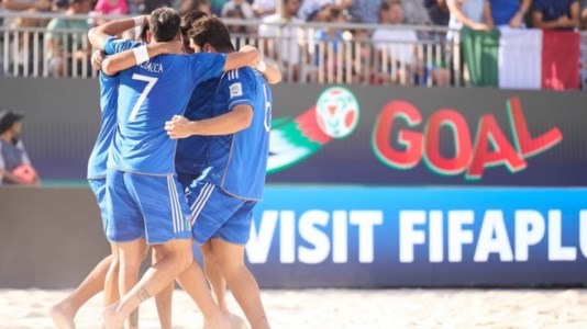 World cup a DubaiBeach Soccer, ai mondiali l’Italia vince anche con l’Egitto. E pure il calabrese Miceli mette la firma nel 6-2