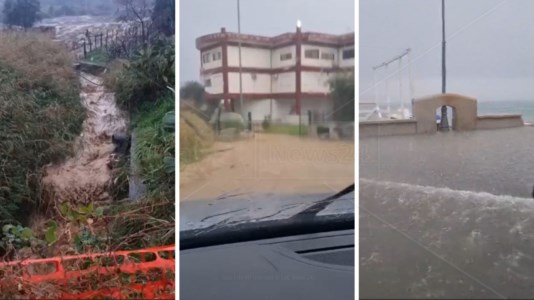 Forti pioggeMaltempo, bomba d’acqua su Cariati: strade allagate e disagi, chiuse le scuole