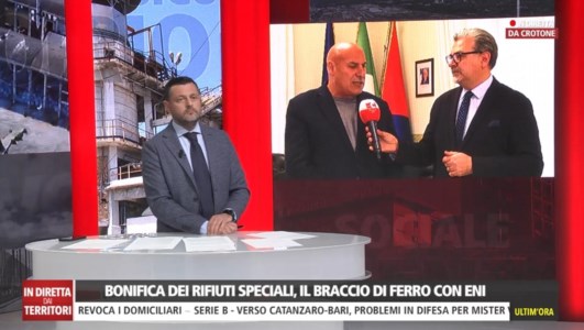 LaC TvBonifica senza fine a Crotone, ne parliamo a Dentro la Notizia con Vincenzo Voce e Mario Oliverio 