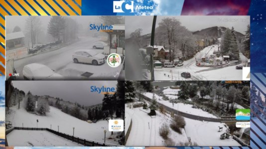MaltempoIl freddo è tornato in Calabria: temperature in calo, neve in Sila e temporali