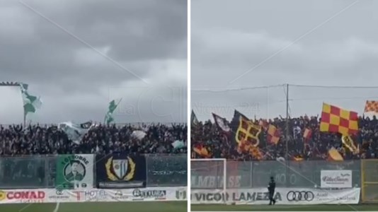 Calcio CalabriaVigor Lamezia-Sambiase, uno spettacolo biancoverde e giallorosso sugli spalti del D&rsquo;Ippolito