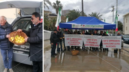 La protesta dei produttori davanti al Consiglio regionale