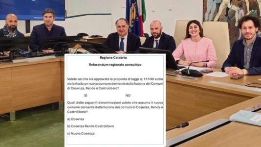 Il progettoCittà unica Cosenza-Rende-Castrolibero, la proposta di legge va avanti: c’è già il quesito per il referendum