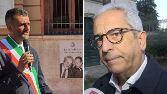 Il sindaco di Bari, Antonio Decaro e l’ex primo cittadino di Rende, Marcello Manna
