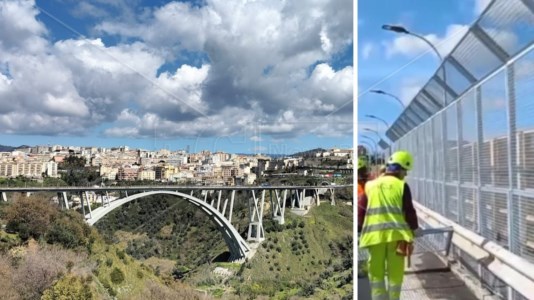 Lavori in corsoCatanzaro, sul ponte Morandi-Bisantis arrivano le barriere anti suicidio ma il progetto definitivo resta avvolto dalla nebbia