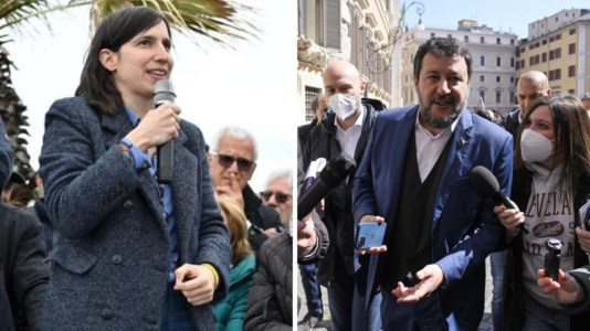 Su sponde oppostePonte sullo Stretto, Salvini e Schlein uniti soltanto dal viaggio in aereo: è sfida totale tra i due leader sul progetto
