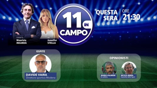 LaC TvIl direttore sportivo del Modena Davide Vaira ospite di 11 in campo: appuntamento alle 21.30 su LaC Tv