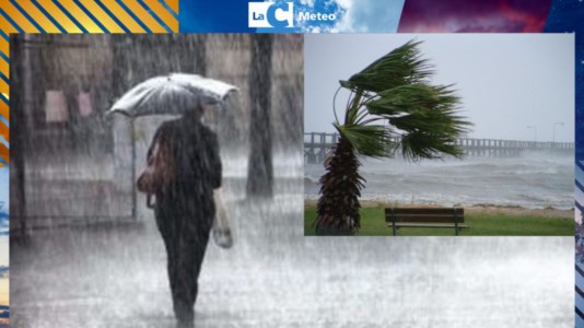 MeteoMaltempo in Calabria, piogge e forti venti di ponente: le previsioni per la giornata odierna