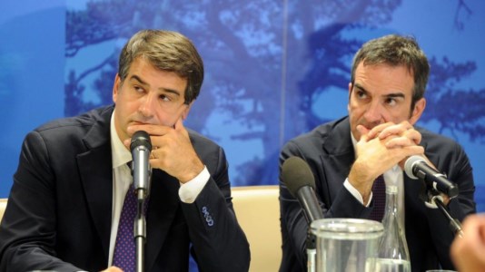 Il ministro Raffaele Fitto e il governatore Roberto Occhiuto