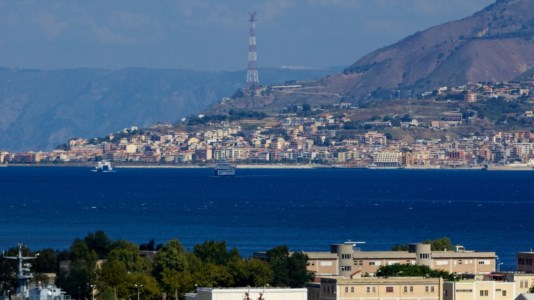 La costa calabrese vista da Messina