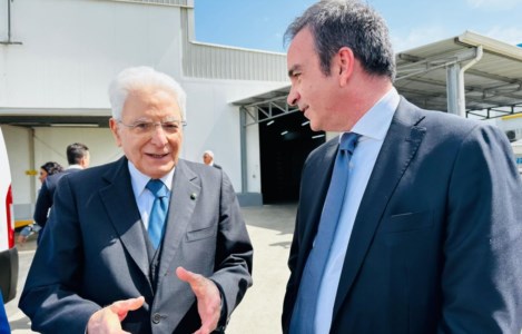 Il presidente Mattarella e il governatore Occhiuto