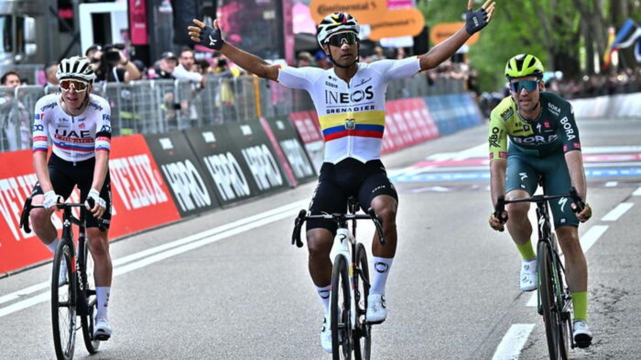 Giro d’Italia, Narvaez vince sul traguardo di Torino